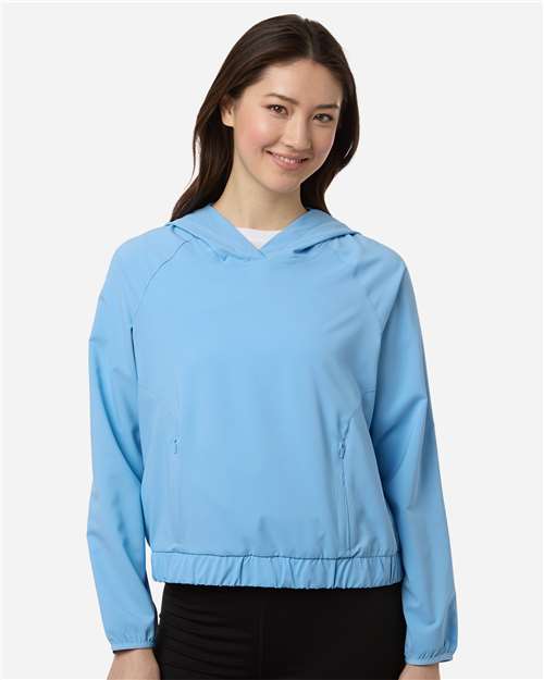 Women's UltraUVP Shoreline Long Sleeve Hooded Pullover - Columbia Blue