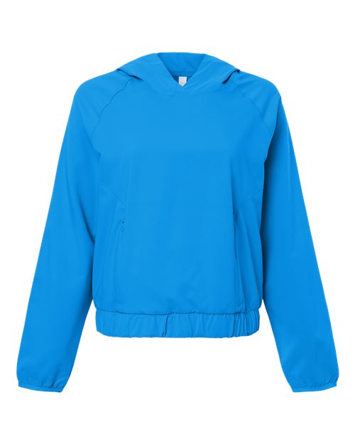 Women's UltraUVP Shoreline Long Sleeve Hooded Pullover - Electric Blue