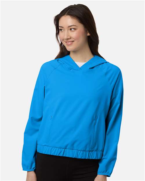Women's UltraUVP Shoreline Long Sleeve Hooded Pullover - Electric Blue