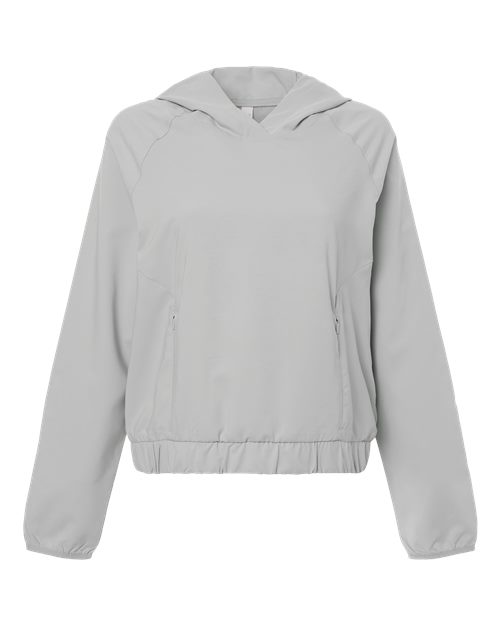Women's UltraUVP Shoreline Long Sleeve Hooded Pullover - Platinum