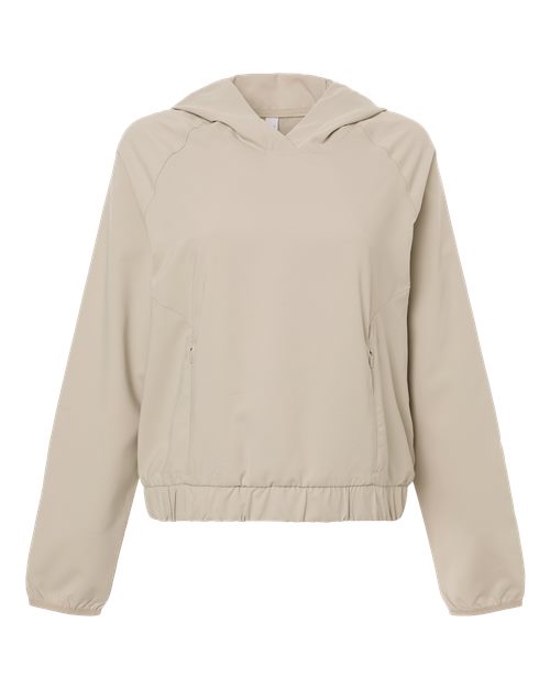 Women's UltraUVP Shoreline Long Sleeve Hooded Pullover - Stone