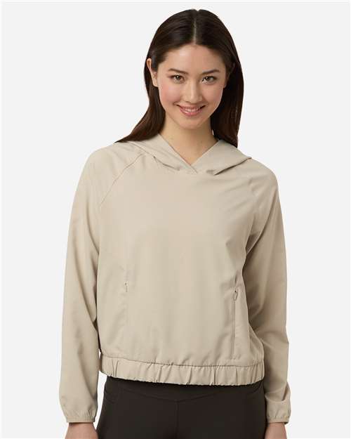 Women's UltraUVP Shoreline Long Sleeve Hooded Pullover - Stone