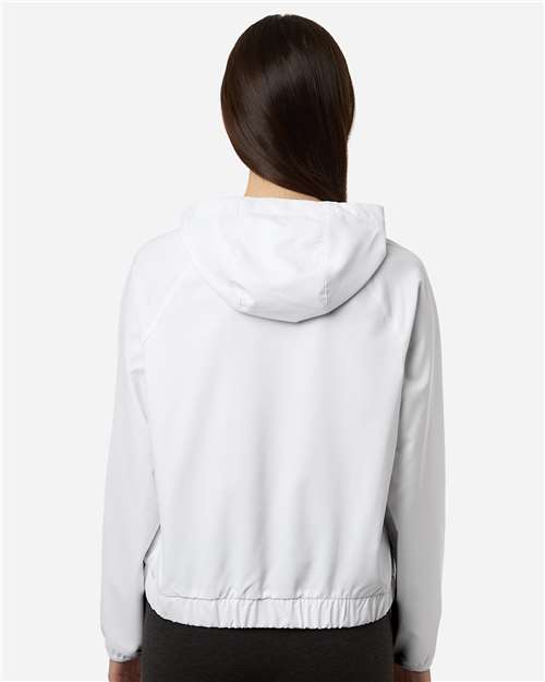 Women's UltraUVP Shoreline Long Sleeve Hooded Pullover - White