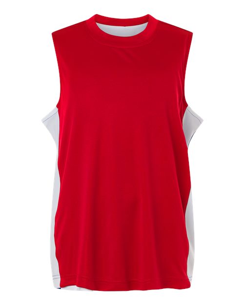 Youth Zone Performance Reversible Jersey - Sport Red/ White