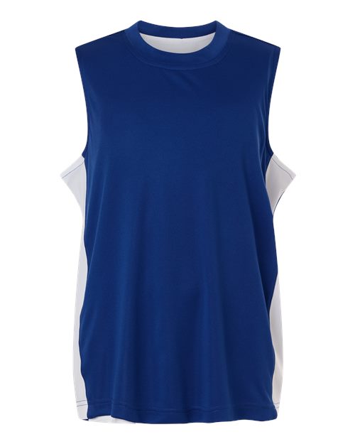 Youth Zone Performance Reversible Jersey - Sport Royal/ White