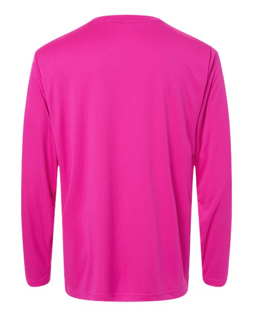 Unisex Capital Long Sleeve Performance T-Shirt - Bright Magenta