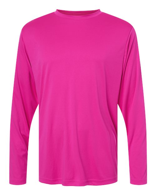 Unisex Capital Long Sleeve Performance T-Shirt - Bright Magenta