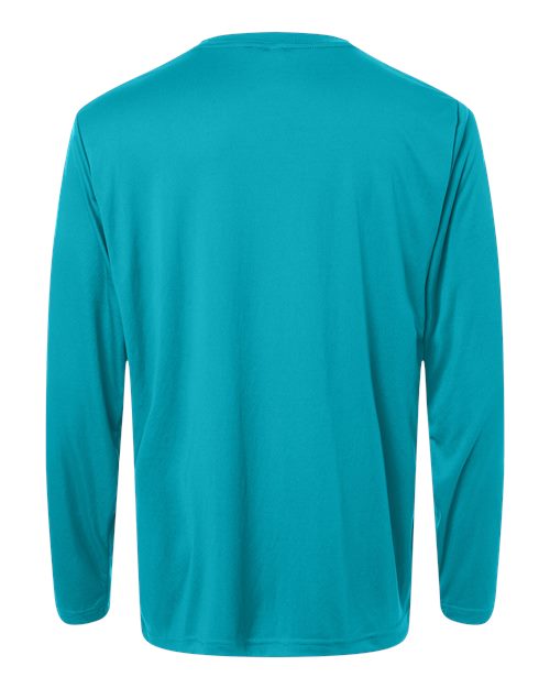 Unisex Capital Long Sleeve Performance T-Shirt - Clear Teal