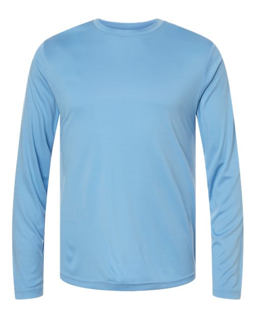 Unisex Capital Long Sleeve Performance T-Shirt - Columbia Blue
