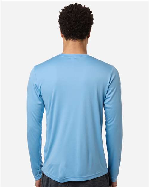 Unisex Capital Long Sleeve Performance T-Shirt - Columbia Blue