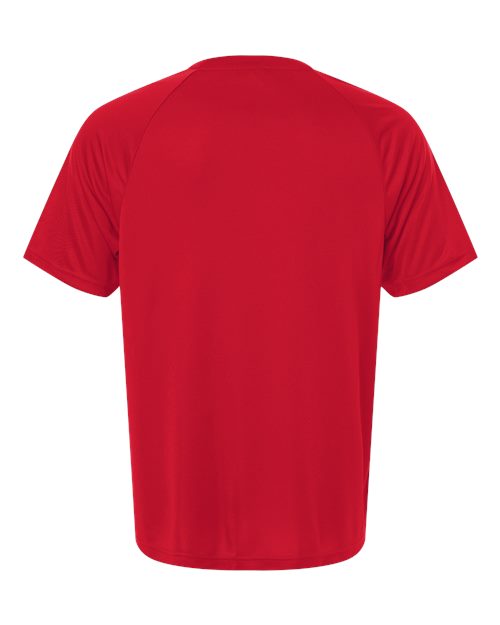 Men's Zone Performance Henley - Sport Red
