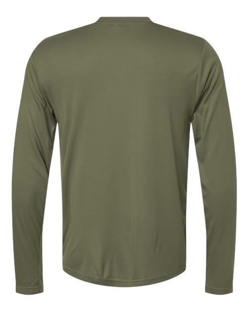 Unisex Capital Long Sleeve Performance T-Shirt - Military Green