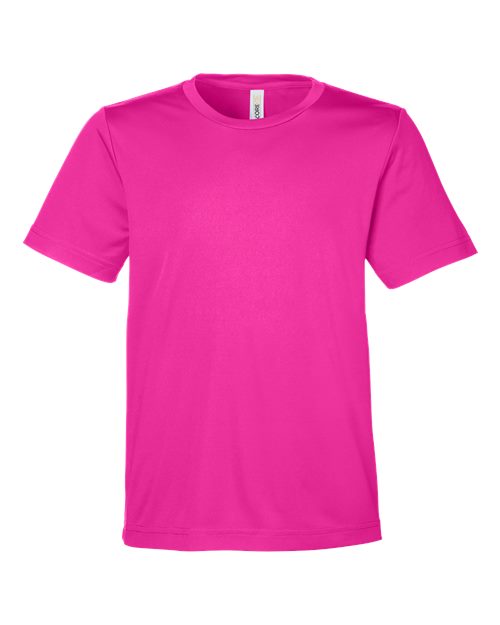 Youth Capital Performance T-Shirt - Bright Magenta