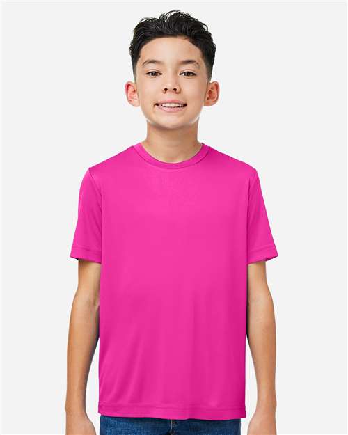 Youth Capital Performance T-Shirt - Bright Magenta