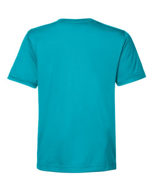 Youth Capital Performance T-Shirt - Clear Teal