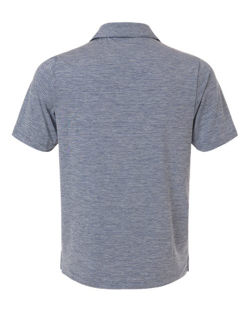 Men's Relay Heathered Stripe Polo - Sport Dark Navy Heather/ White