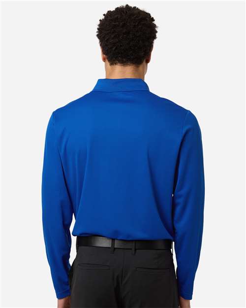 Men's Nova Performance Long Sleeve Pique Polo - True Royal