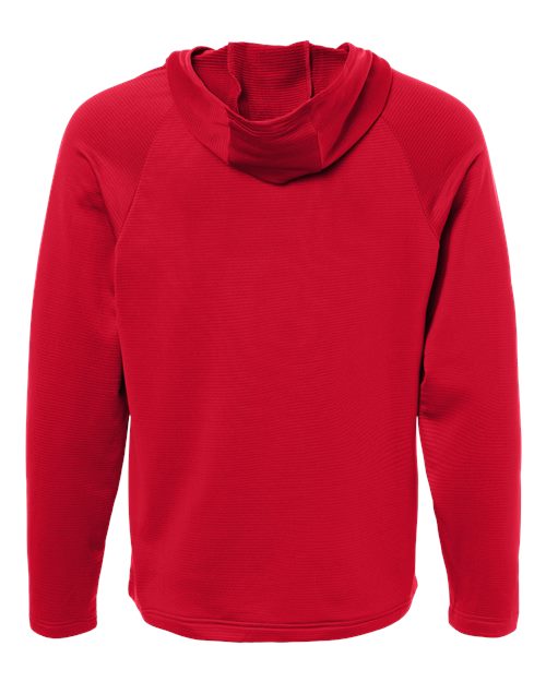 Men's Qualify Quarter-Zip Hooded Pullover - Sport Red