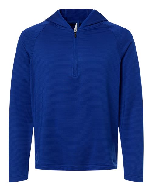 Men's Qualify Quarter-Zip Hooded Pullover - Sport Royal