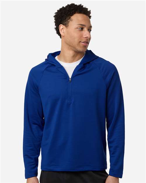 Men's Qualify Quarter-Zip Hooded Pullover - Sport Royal