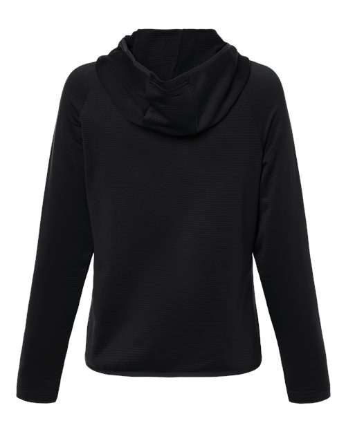 Women's Qualify Quarter-Zip Hooded Pullover - Black