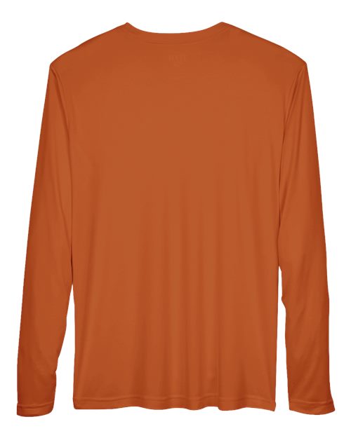 Men's Zone Performance Long Sleeve T-Shirt - Sport Burnt Orange