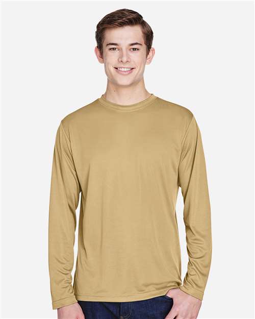 Men's Zone Performance Long Sleeve T-Shirt - Sport Vegas Gold