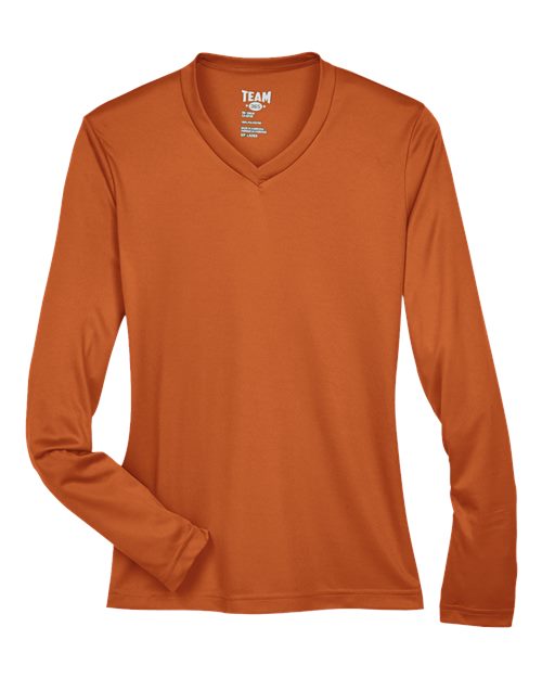 Women's Zone Performance Long Sleeve T-Shirt - Sport Burnt Orange