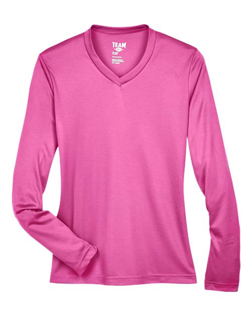 Women's Zone Performance Long Sleeve T-Shirt - Sport Charity Pink