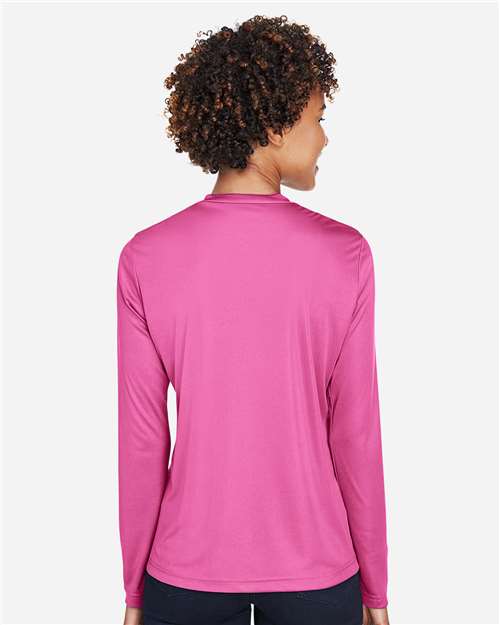 Women's Zone Performance Long Sleeve T-Shirt - Sport Charity Pink