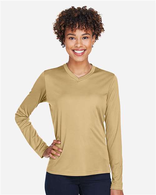 Women's Zone Performance Long Sleeve T-Shirt - Sport Vegas Gold