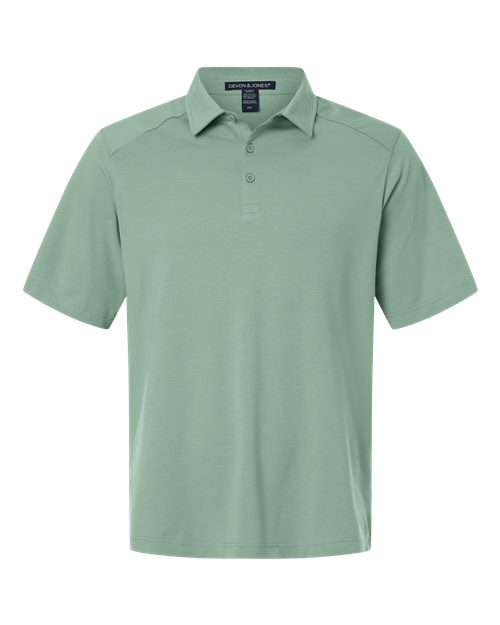 Men's Seaton Pebble Textured Polo - Balsam Green