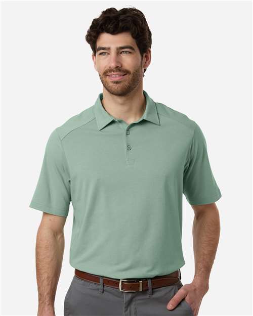 Men's Seaton Pebble Textured Polo - Balsam Green
