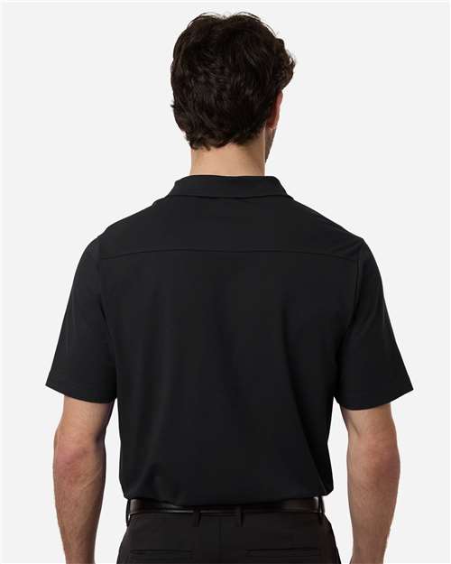 Men's Seaton Pebble Textured Polo - Black