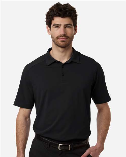 Men's Seaton Pebble Textured Polo - Black