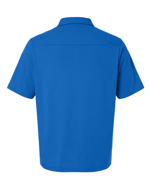 Men's Seaton Pebble Textured Polo - French Blue