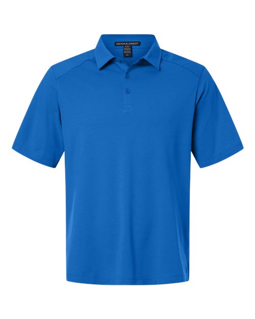 Men's Seaton Pebble Textured Polo - French Blue