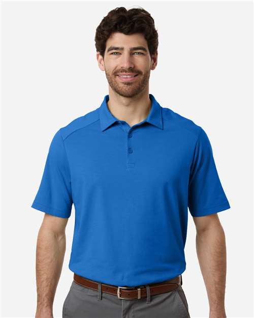 Men's Seaton Pebble Textured Polo - French Blue