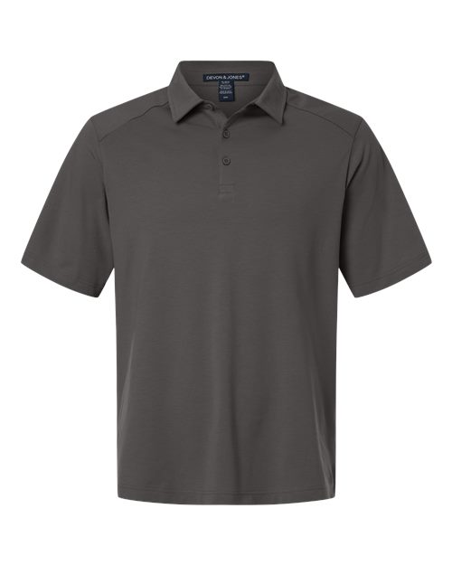 Men's Seaton Pebble Textured Polo - Graphite