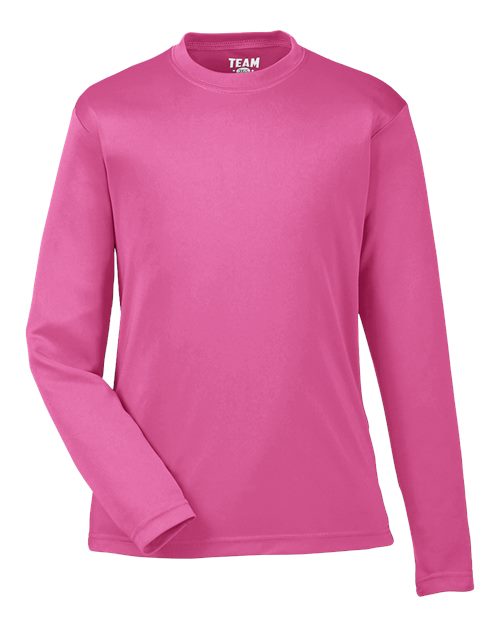 Youth Zone Performance Long Sleeve T-Shirt - Sport Charity Pink