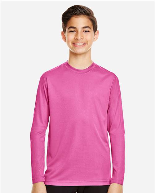 Youth Zone Performance Long Sleeve T-Shirt - Sport Charity Pink