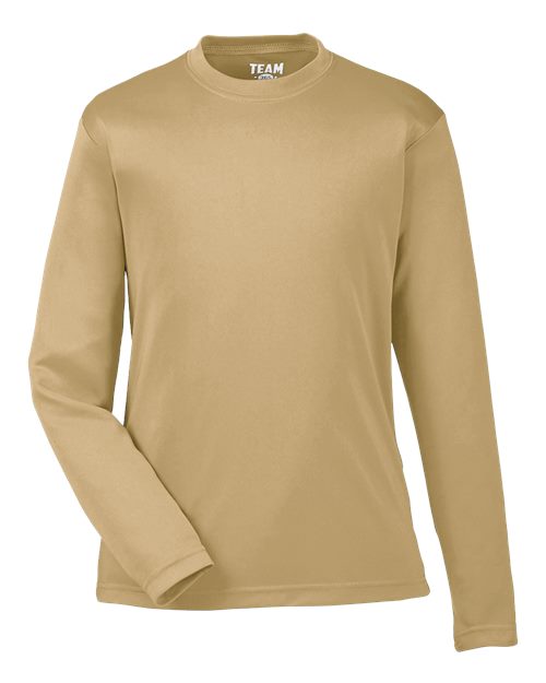Youth Zone Performance Long Sleeve T-Shirt - Sport Vegas Gold
