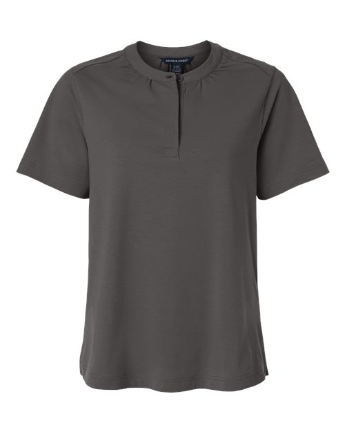 Women's Seaton Pebble Textured Polo - Graphite