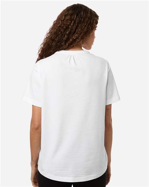 Women's Seaton Pebble Textured Polo - White