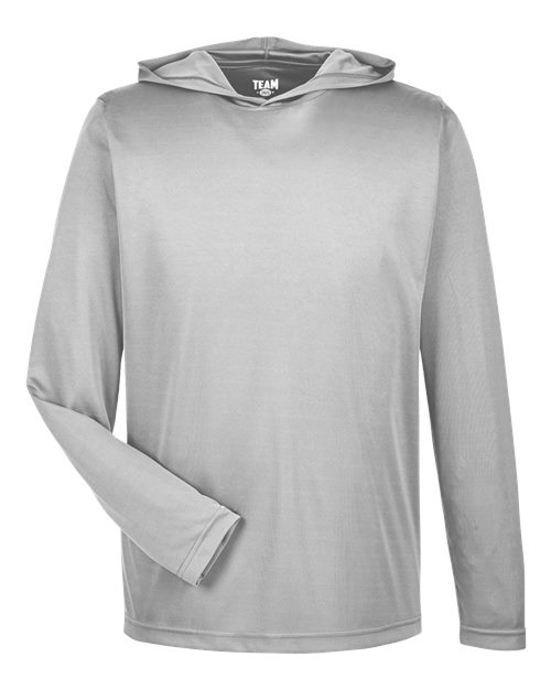 Men's Zone Performance Hooded T-Shirt - Sport Silver
