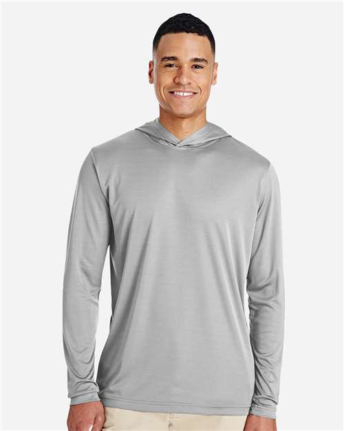 Men's Zone Performance Hooded T-Shirt - Sport Silver