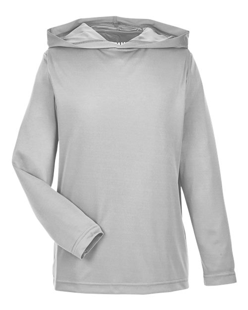 Youth Zone Performance Hooded T-Shirt - Sport Silver