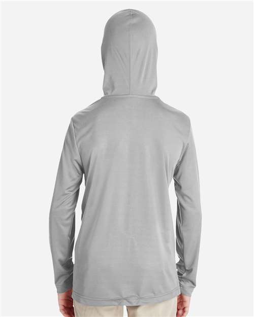Youth Zone Performance Hooded T-Shirt - Sport Silver