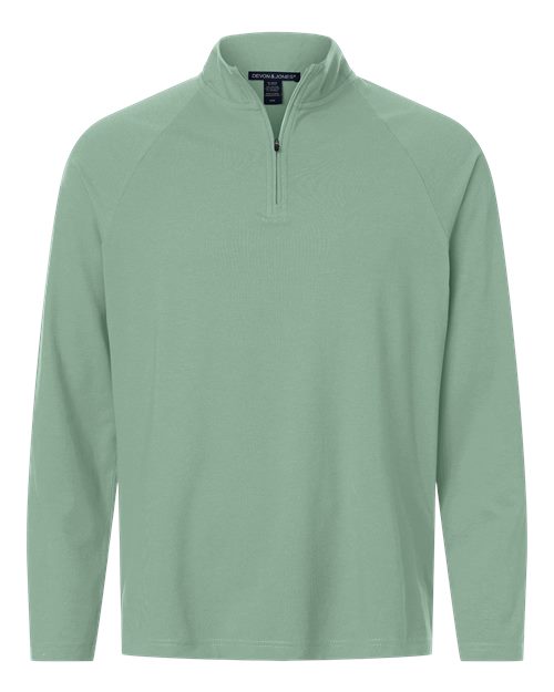 Men's Seaton Pebble Textured Quarter-Zip Pullover - Balsam Green