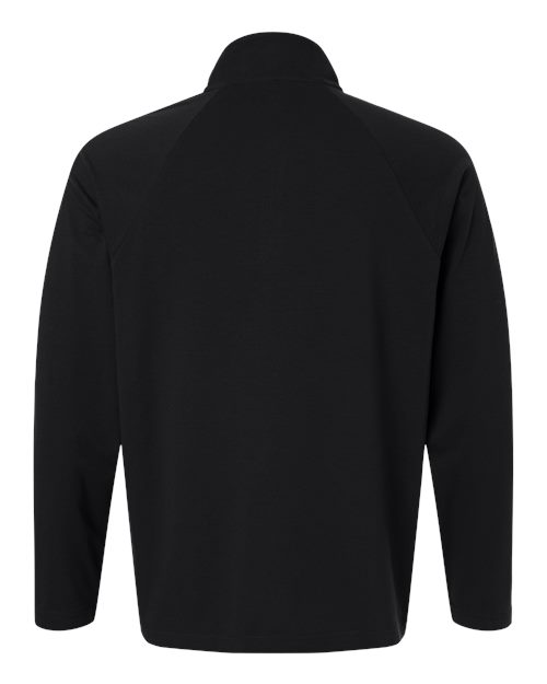 Men's Seaton Pebble Textured Quarter-Zip Pullover - Black
